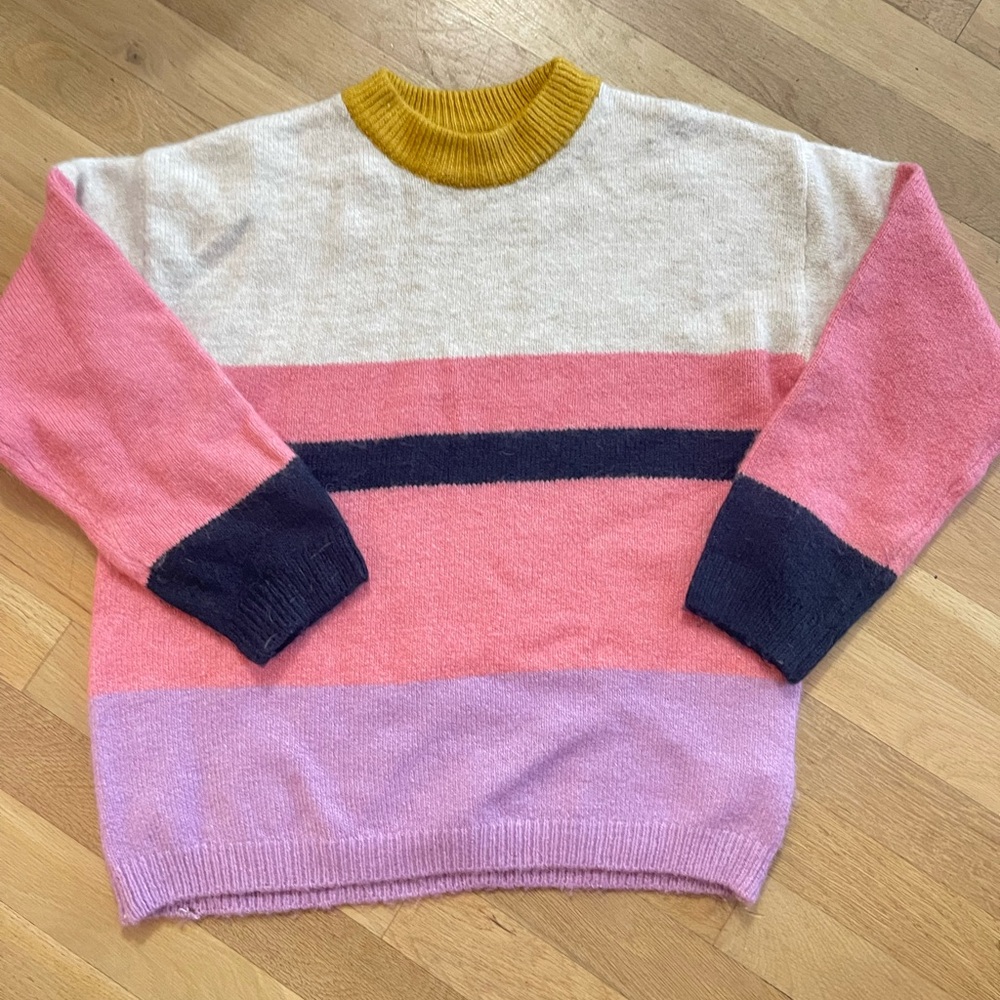 Girls Zara Colorblock Sweater size 10